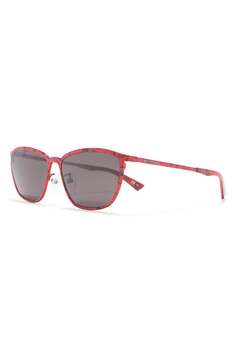 Balenciaga 59mm Square Sunglasses, Alternate, color,