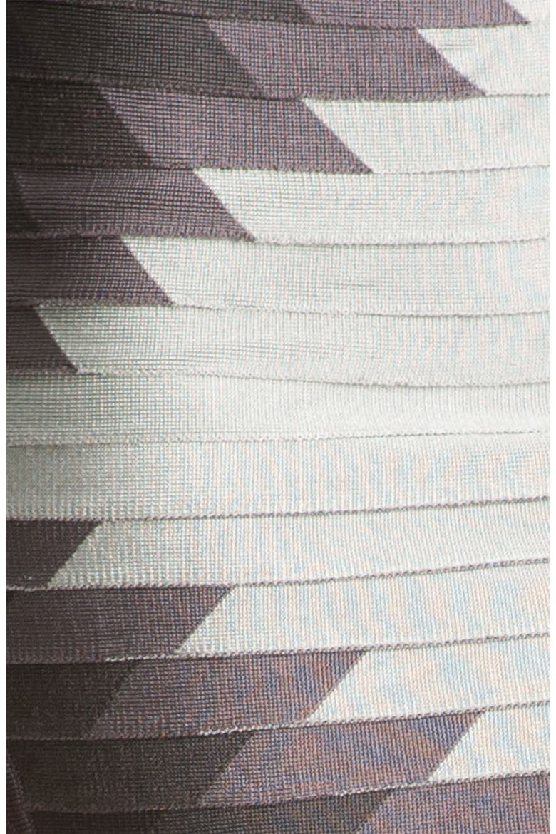 'Aztec' Bandage Skirt, Alternate, color, CHARCOAL HEATHER GREY MULTI