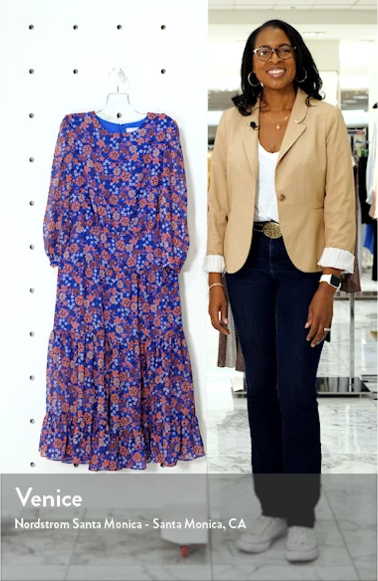 Floral Fit & Flare Midi Dress, sales video thumbnail