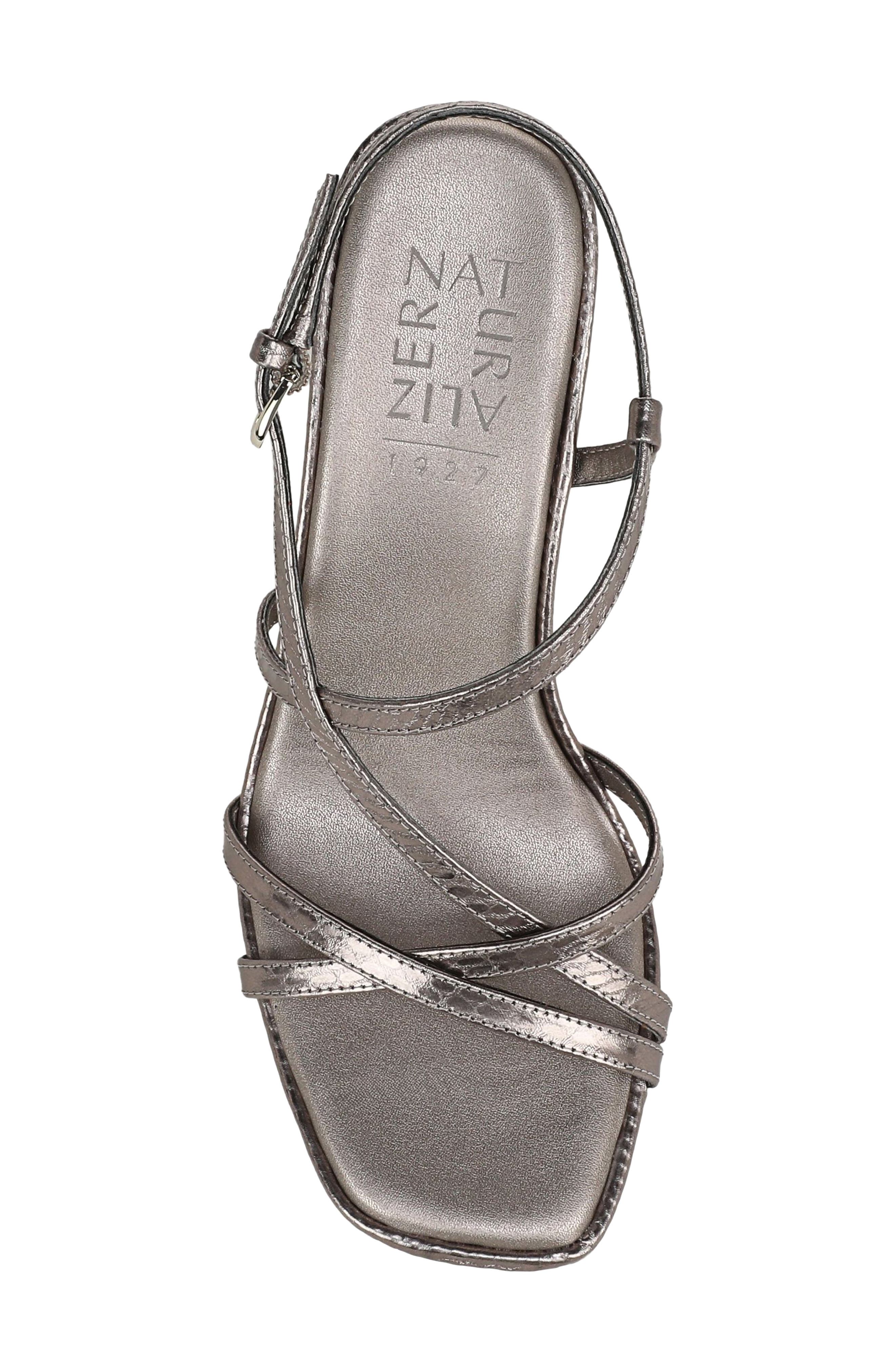 Sanza Strappy Sandal, Alternate, color, PATINA PEWTER