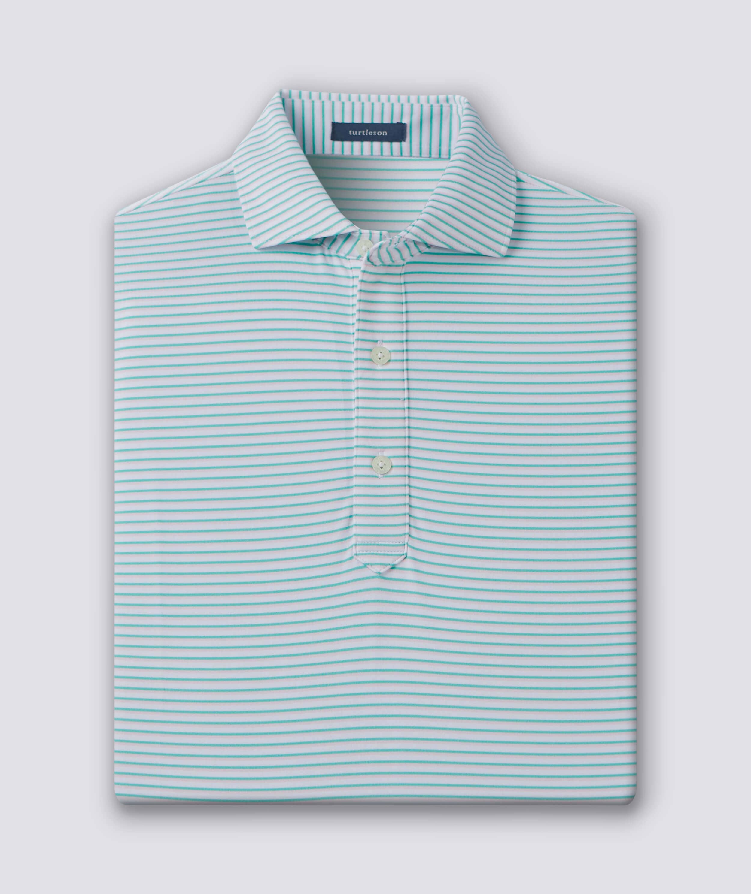 Dean Stripe Performance Polo