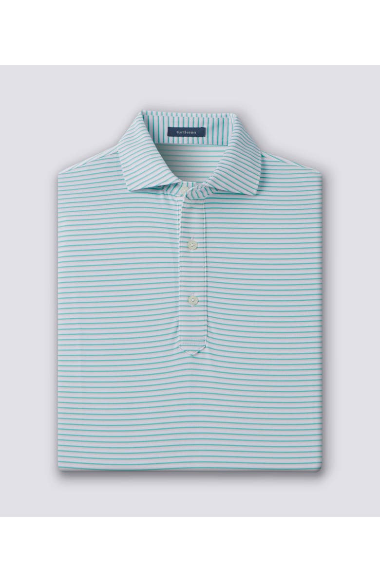 Turtleson Dean Stripe Performance Polo, Main, color, Splash / Retro Pink