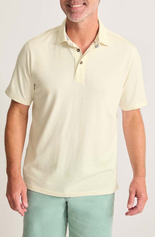 Tommy Bahama Harbor Isles Polo In Coconut Cream