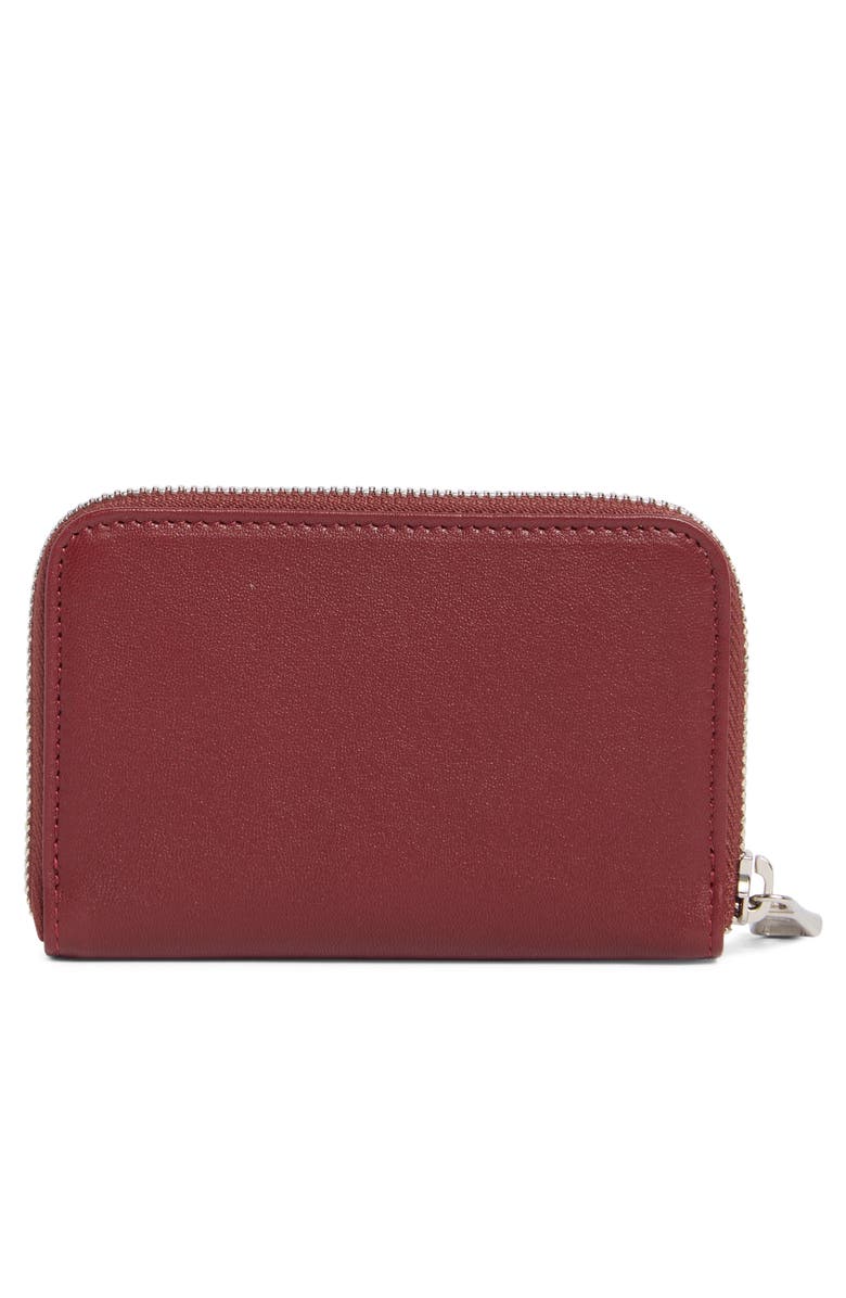 Longchamp Le Pliage Leather Coin Purse, Alternate, color, Red Lacquer