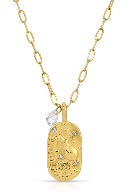 Cielo Zodiac Pendant Necklace