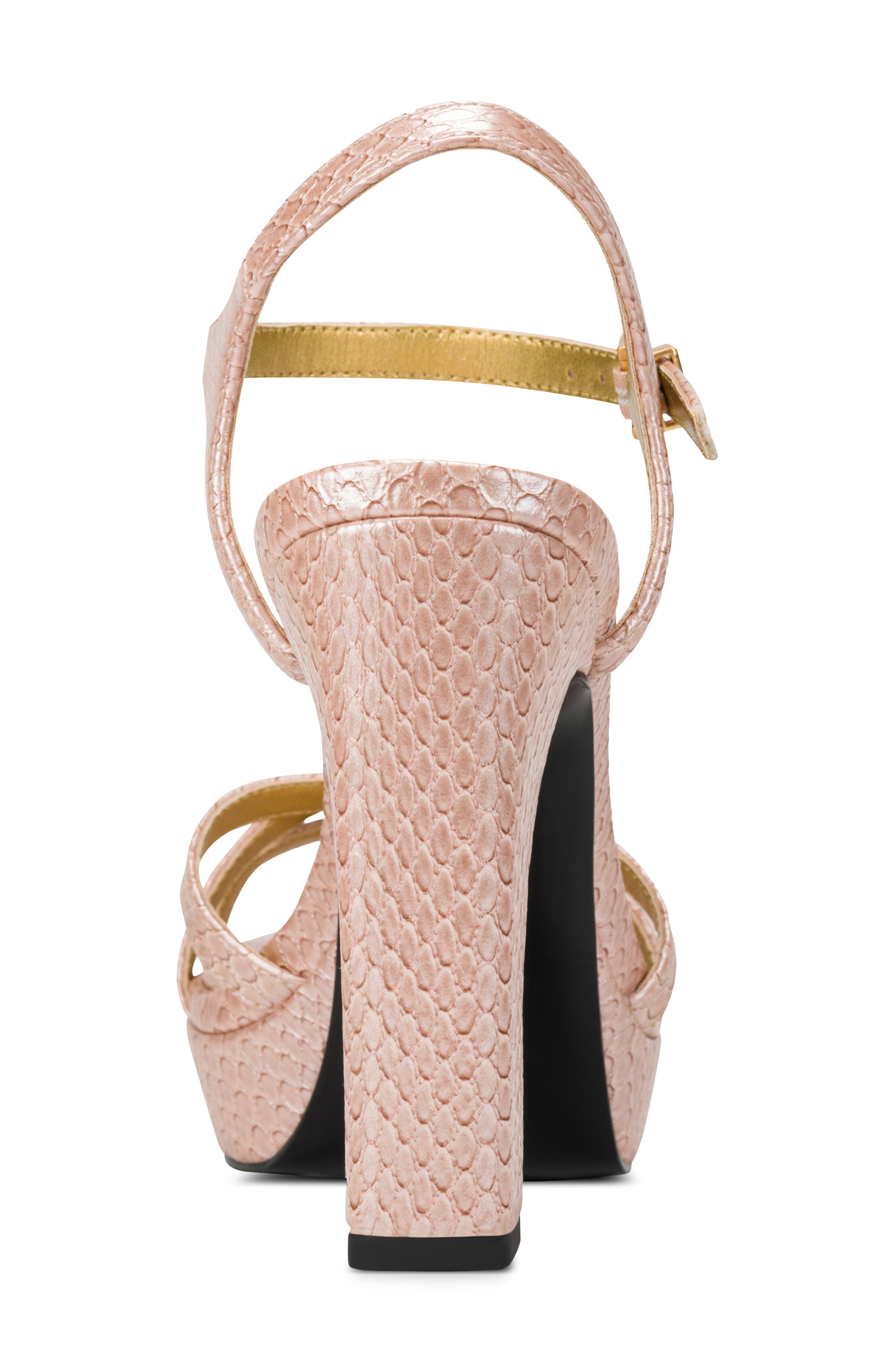 DKNY Spencer Ankle Strap Platform Sandal, Alternate, color, Snow Petal Blush