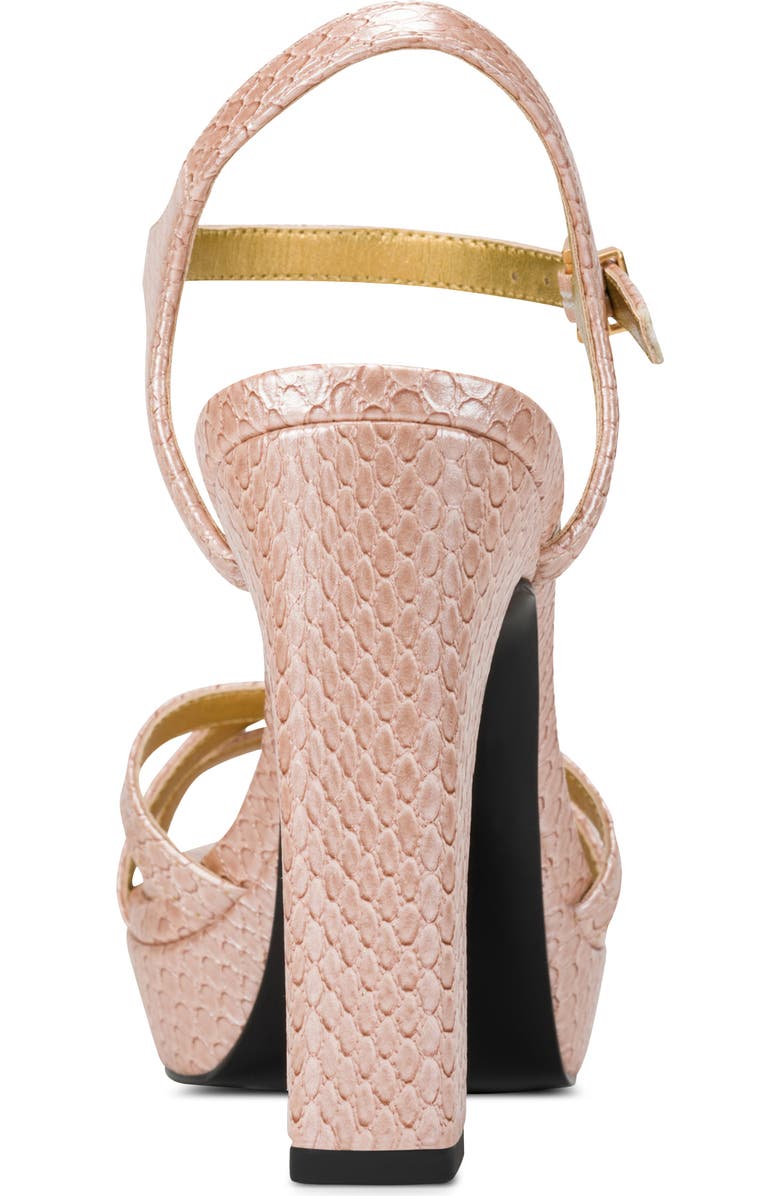 DKNY Spencer Ankle Strap Platform Sandal, Alternate, color, Snow Petal Blush