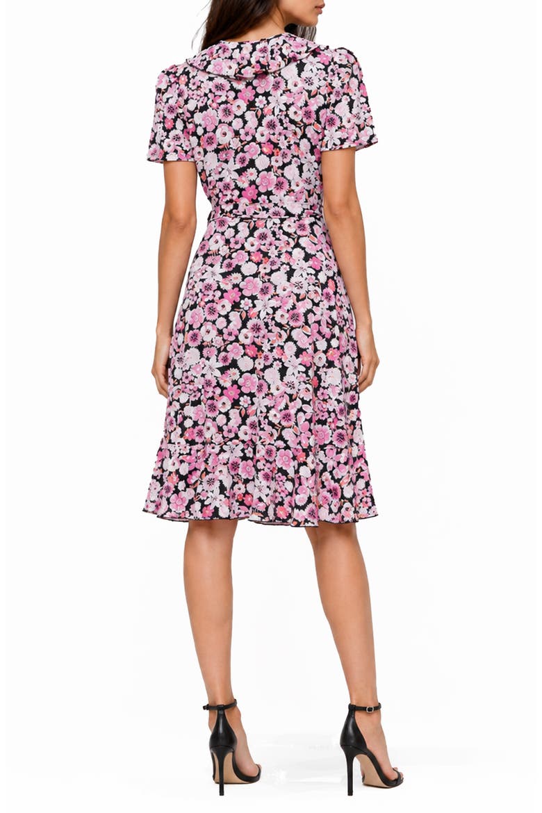 Love by Design Viola Faux Wrap Mini Dress, Alternate, color, FLOWERTIME