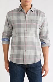 Tommy Bahama Canyon Beach Pebble Cay Flannel Button-Up Shirt