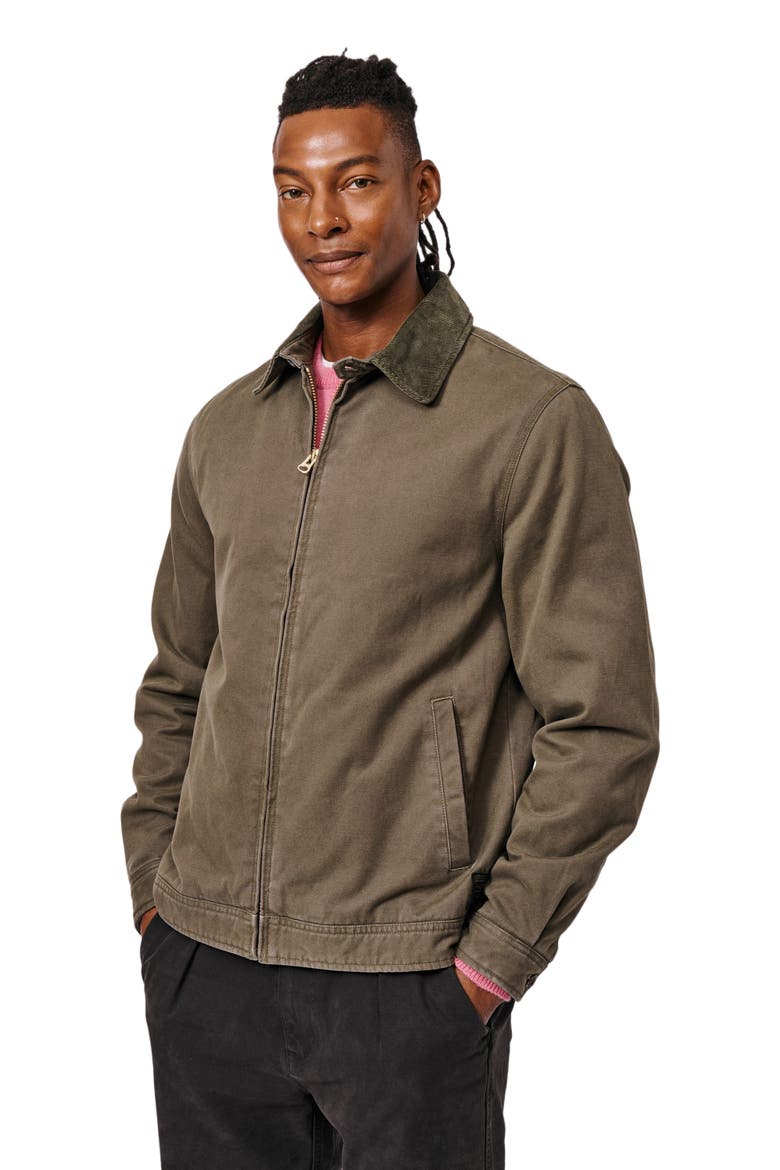 Newland Canvas Harrington Utility Jacket, Alternate, color, Khaki
