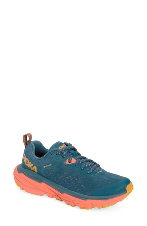 Hoka Anacapa Breeze Aero Mid Breathable Trail Running Shoe In Blue Coral/camellia