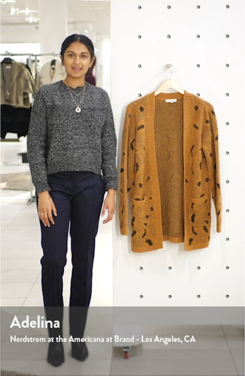 Animal Jacquard Cardigan, sales video thumbnail