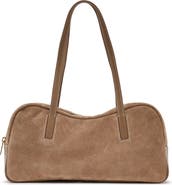 Reiss Alma Suede Bowling Bag