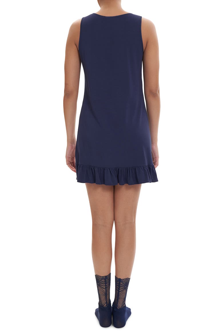 Shannon Nightgown & Socks Set, Alternate, color, MIDNIGHT BLUE