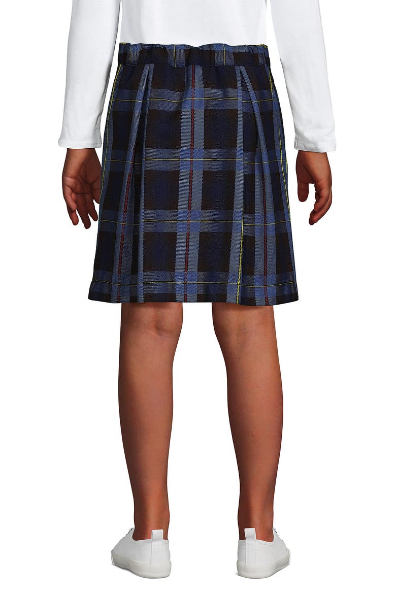 School Uniform Girls Plaid Skort Top of Knee, Alternate, color, French Blue Plaid