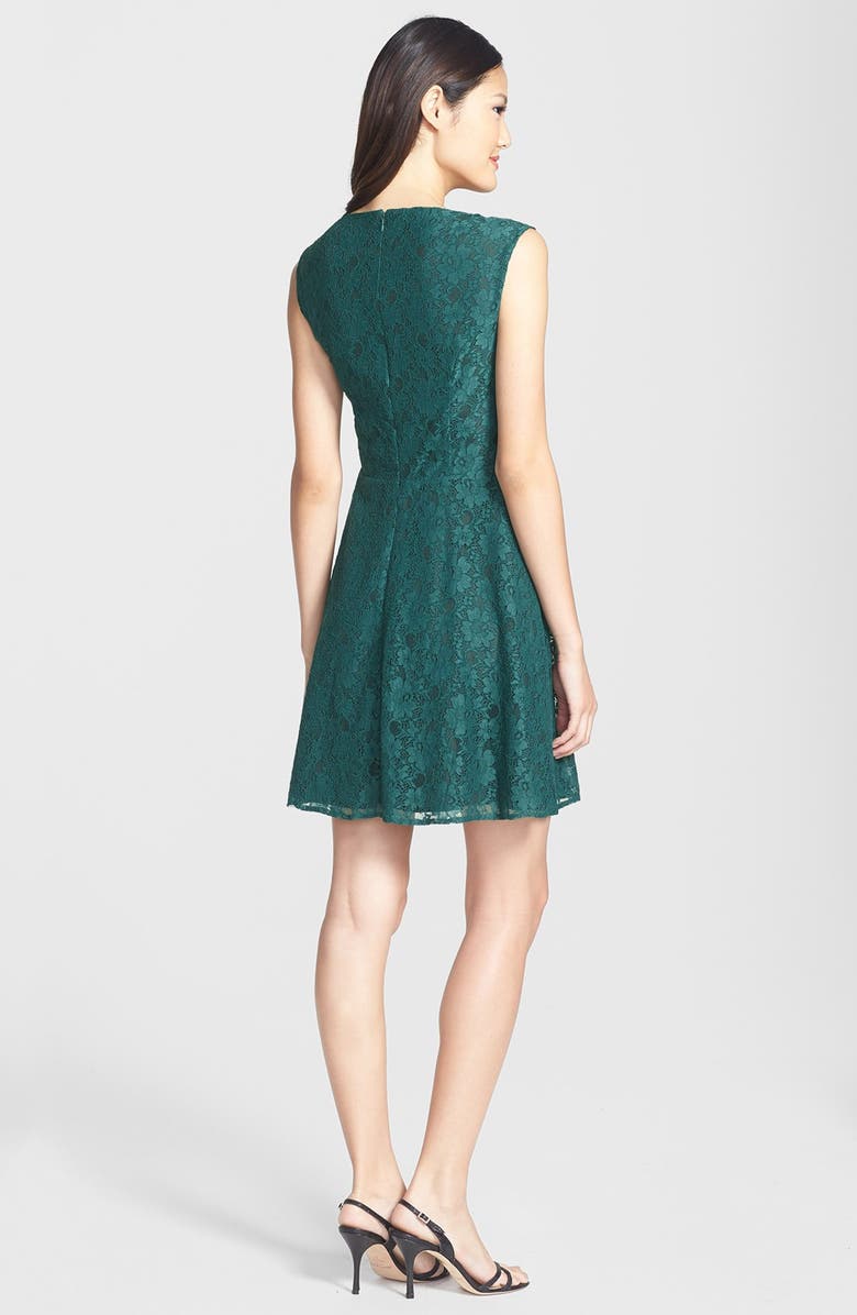 French Connection Fit & Flare Dress, Alternate, color,