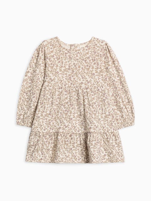 Organic Cotton Sofia Long Sleeve Tiered Dress (Baby)
