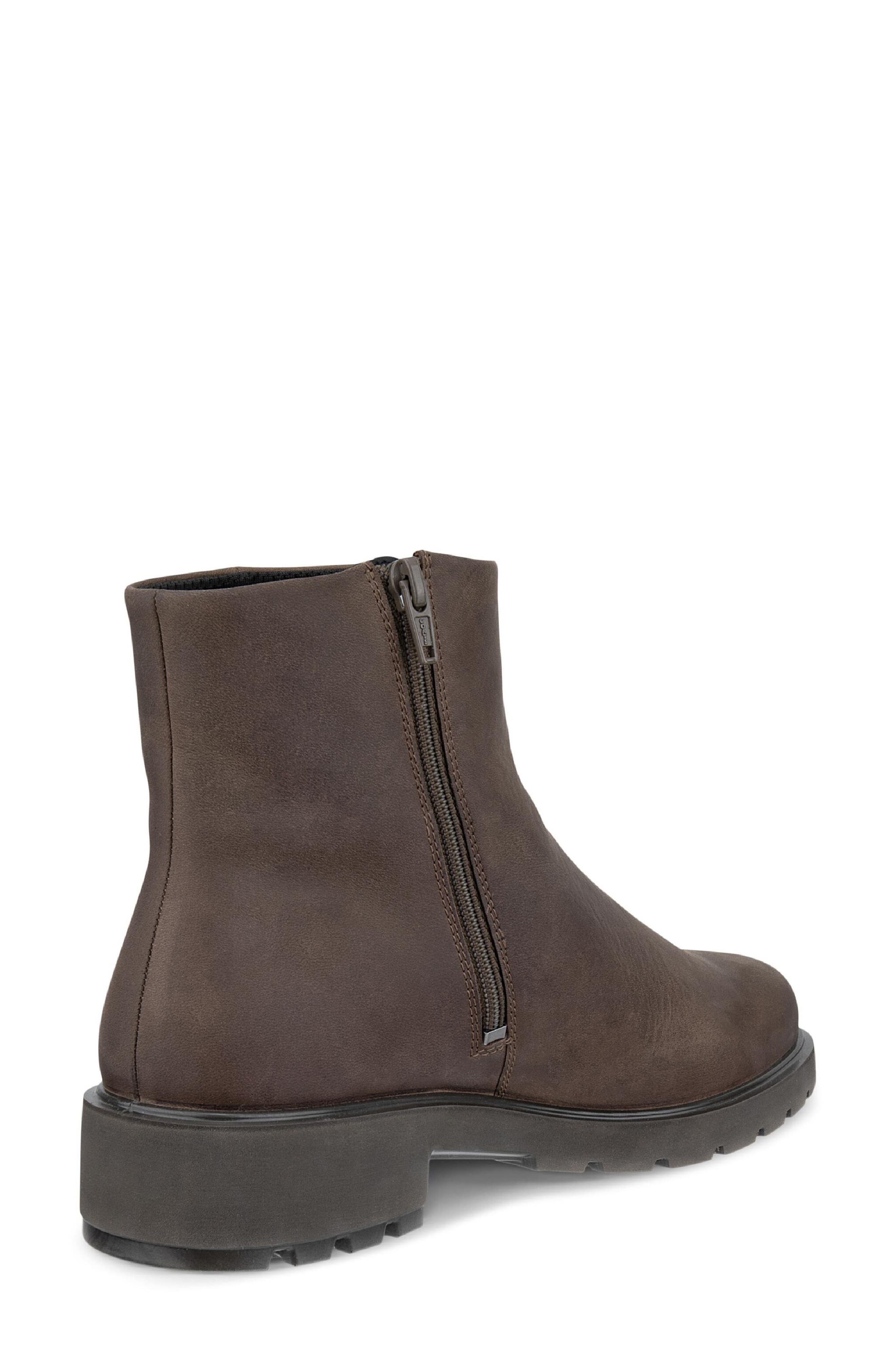 Metropole Vienna Waterproof Leather Bootie, Alternate, color, DARK CLAY