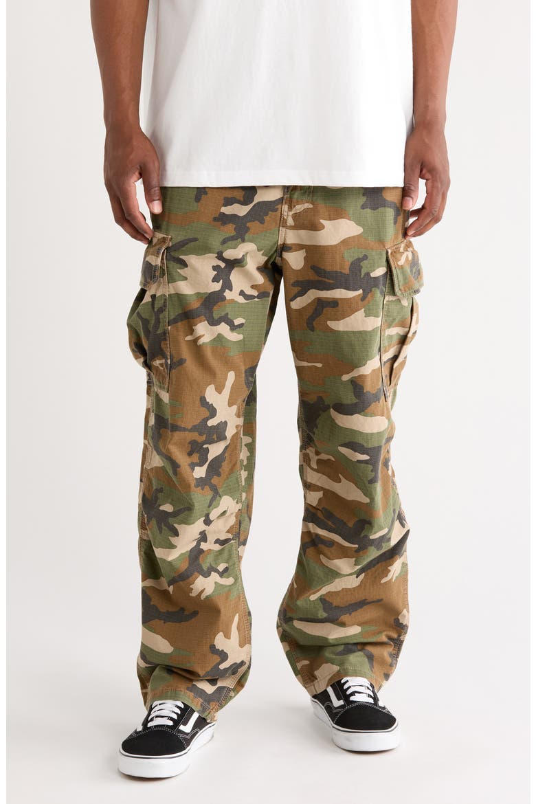 Para Camo Baggy Cargo Pants, Main, color, ALUMINUM CAMO