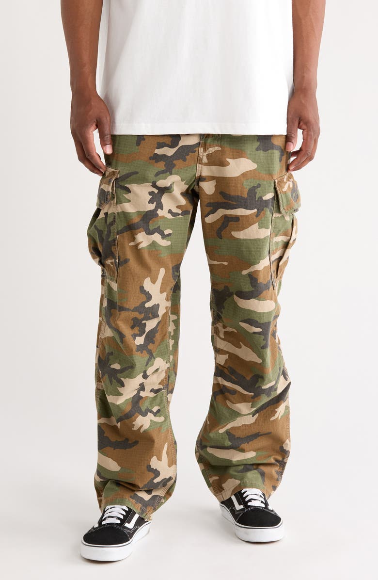 Vans Para Camo Baggy Cargo Pants, Main, color, Aluminum Camo