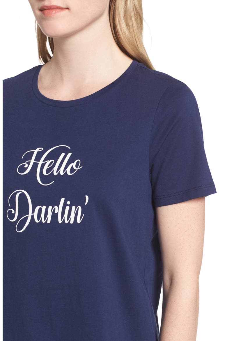 Hello Darlin' Tee, Alternate, color, NASSAU NAVY