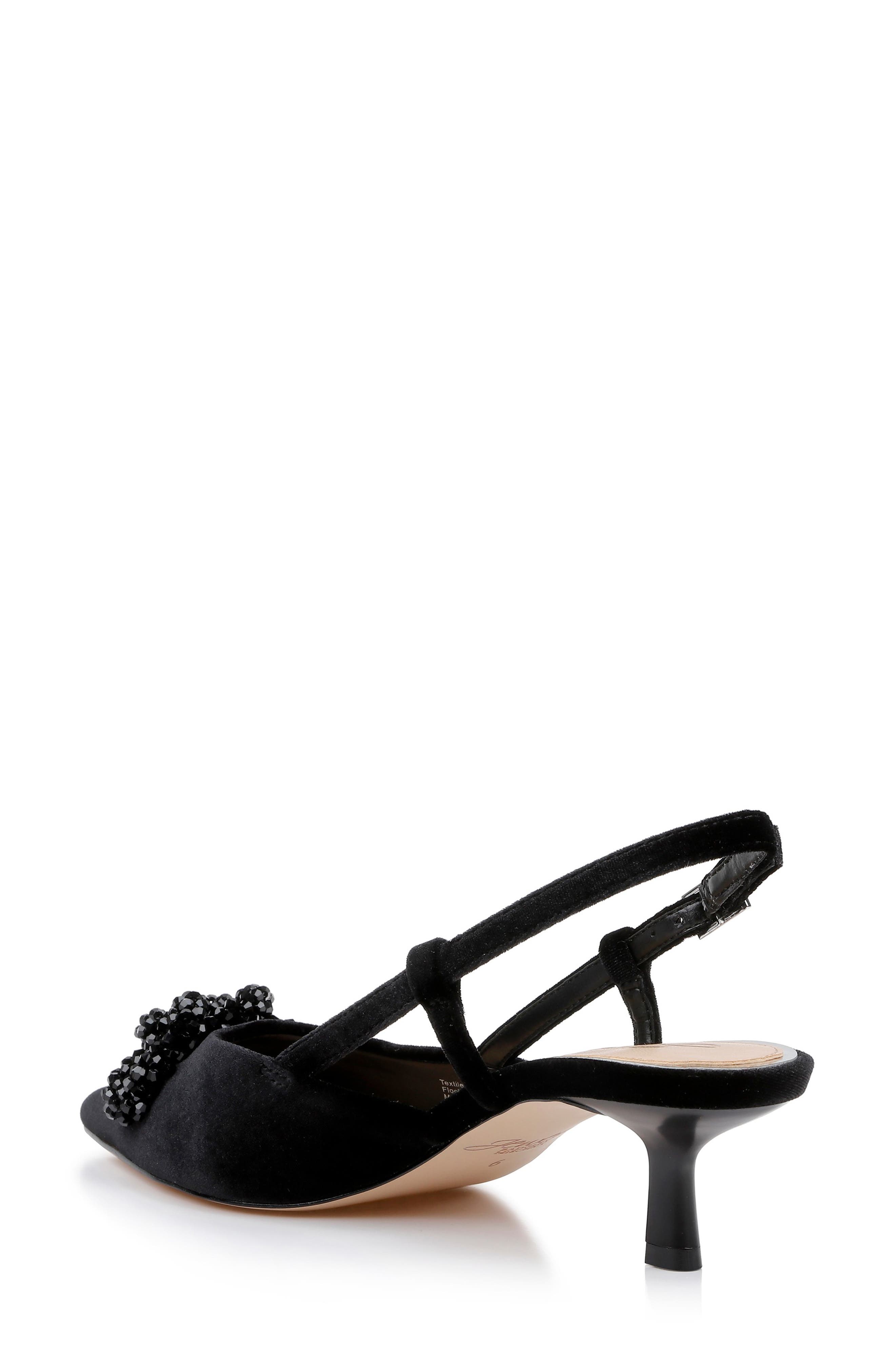 Jewel Badgley Mischka Tabitha Slingback Kitten Heel Pump, Alternate, color, 