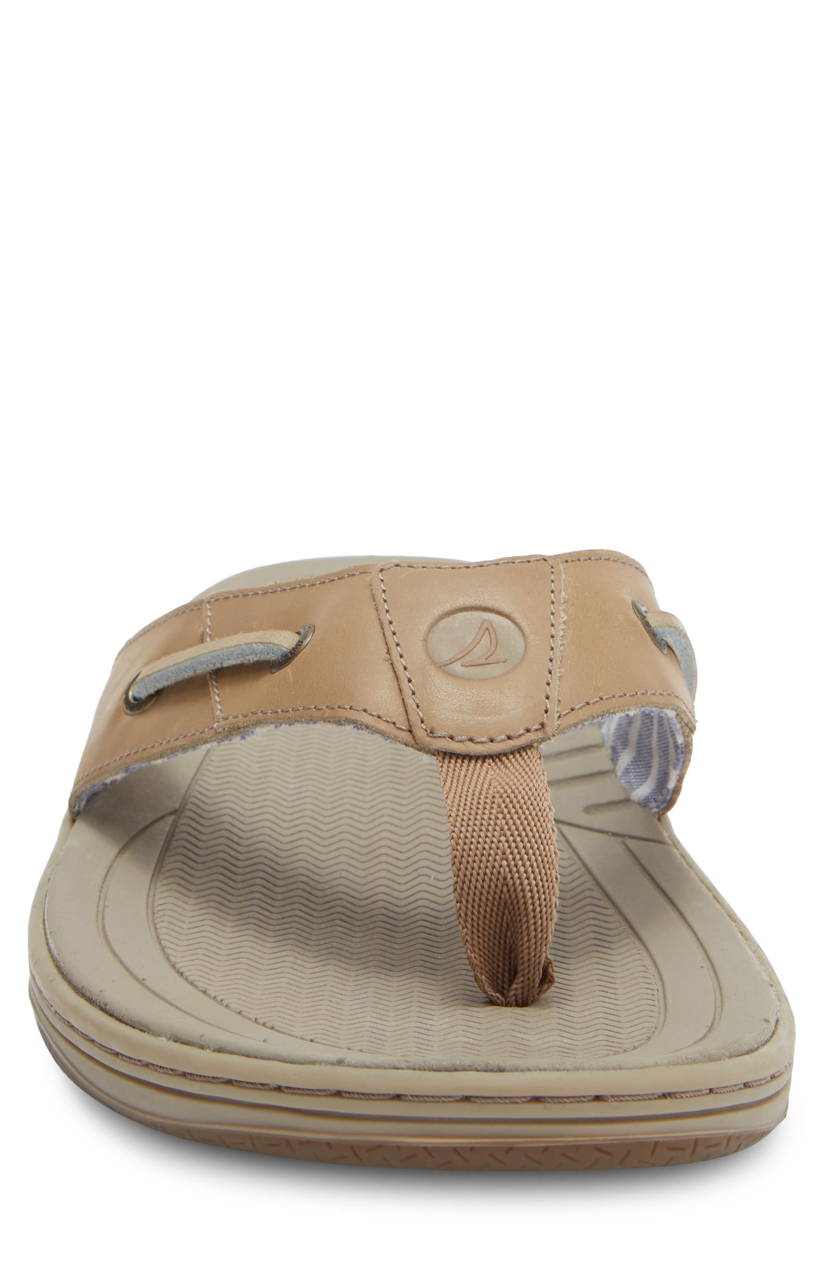 Sperry Baitfish Flip Flop, Alternate, color, Medium Beige