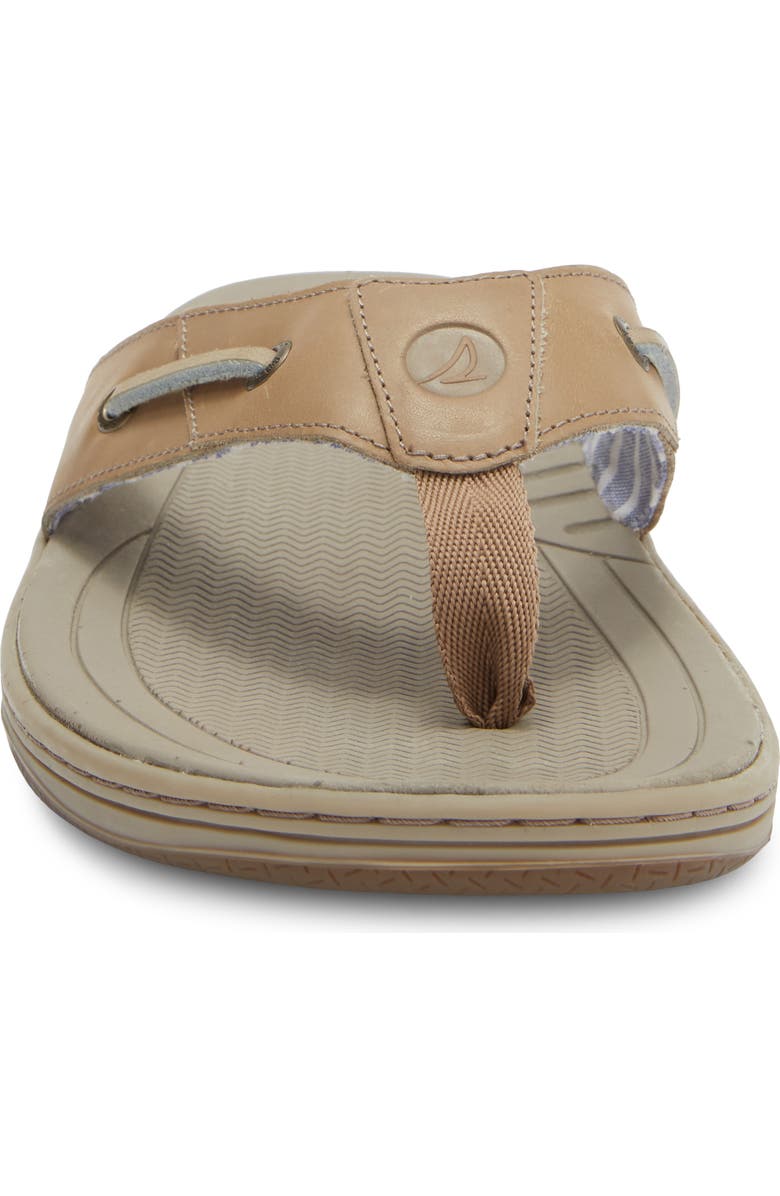 Sperry Baitfish Flip Flop, Alternate, color, Medium Beige