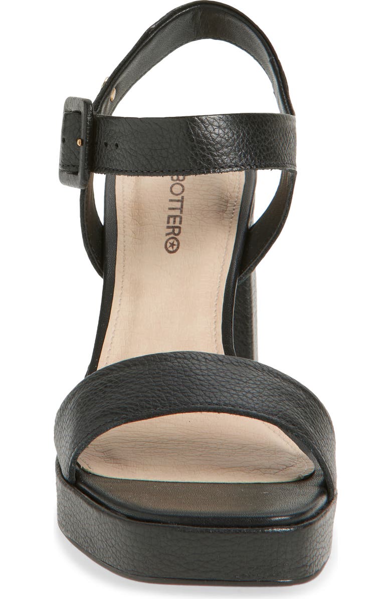 Bottero Britnet Ankle Strap Platform Sandal, Alternate, color, Preto
