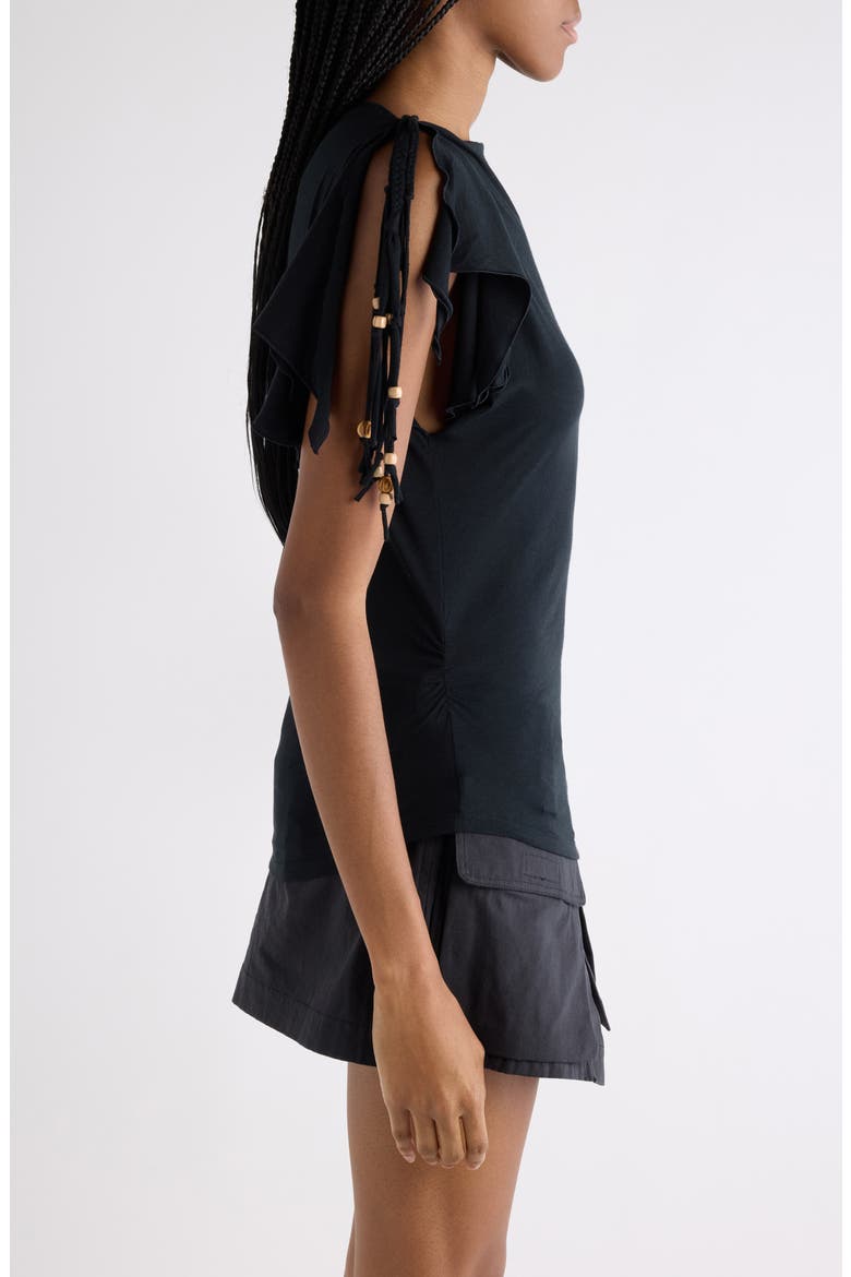 Jazia Sleeveless Jersey Top, Alternate, color, BLACK