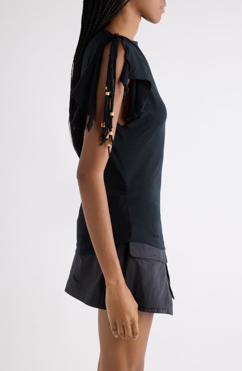 Isabel Marant Jazia Sleeveless Jersey Top, Alternate, color, Black