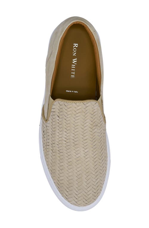 Ron White Rex Woven Slip-on Sneaker In Buck