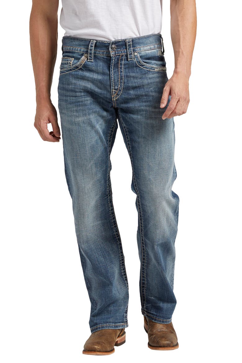 Zac Relaxed Fit Straight Leg Jeans, Main, color, INDIGO
