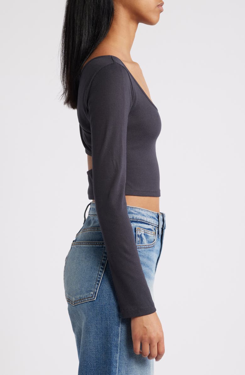 Good Keepsake Long Sleeve Crop Top