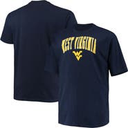 Champion Men's Champion Navy West Virginia Mountaineers Big & Tall Arch Over Wordmark T-Shirt