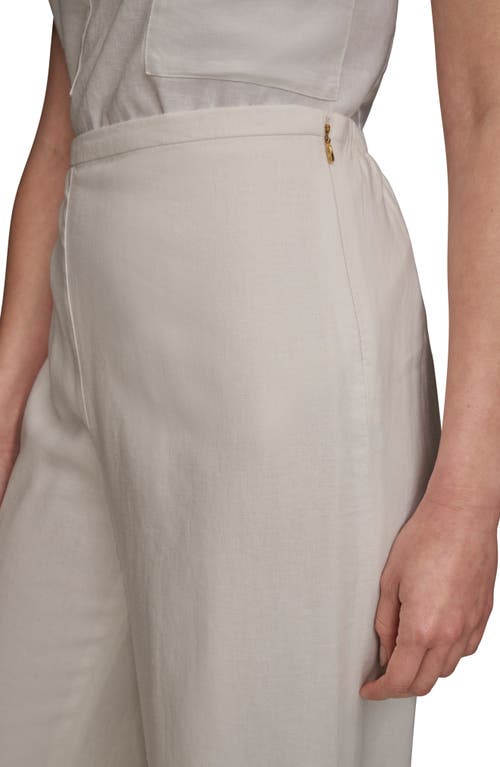 Shop Donna Karan New York Linen Blend Wide Leg Pants
