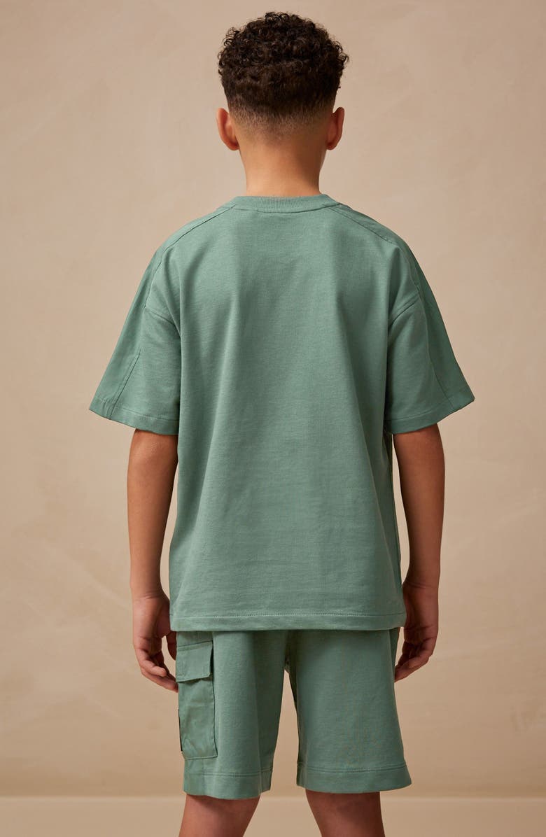 NEXT Kids' Utility Cotton T-Shirt & Shorts Set, Alternate, color, 