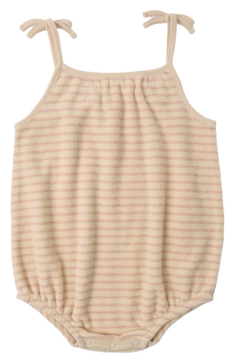 Rylee + Cru Nala Stripe Romper, Alternate, color, Pink
