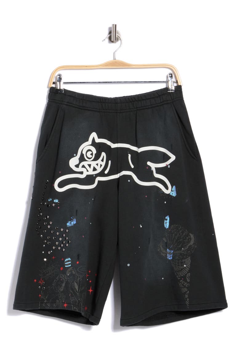 Milk Shake Terry Shorts, Main, color, JET SET