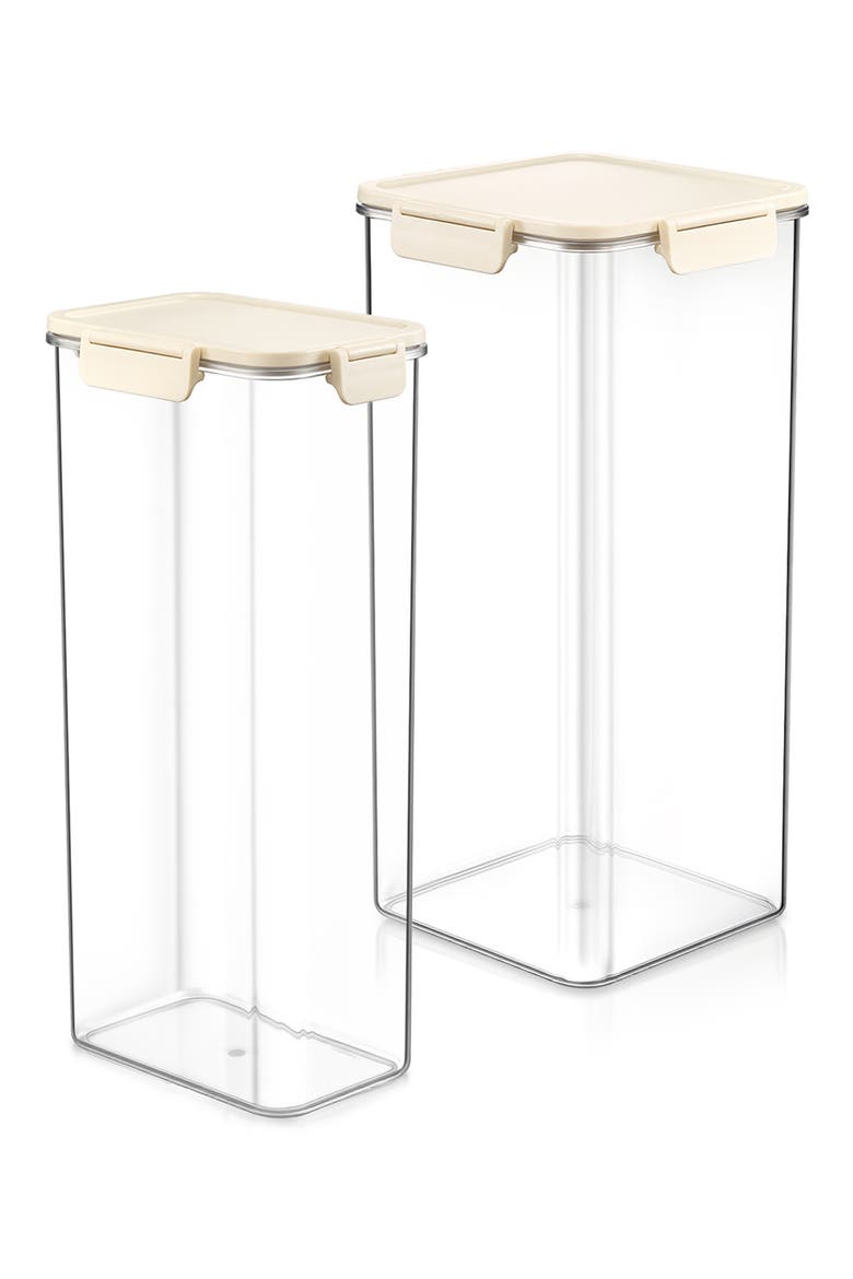 2-Pack Airtight Food Storage Containers, Main, color, NO COLOR