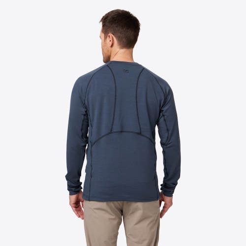 Mobile Warming Baselite Heated Base Layer Shirt In Blue