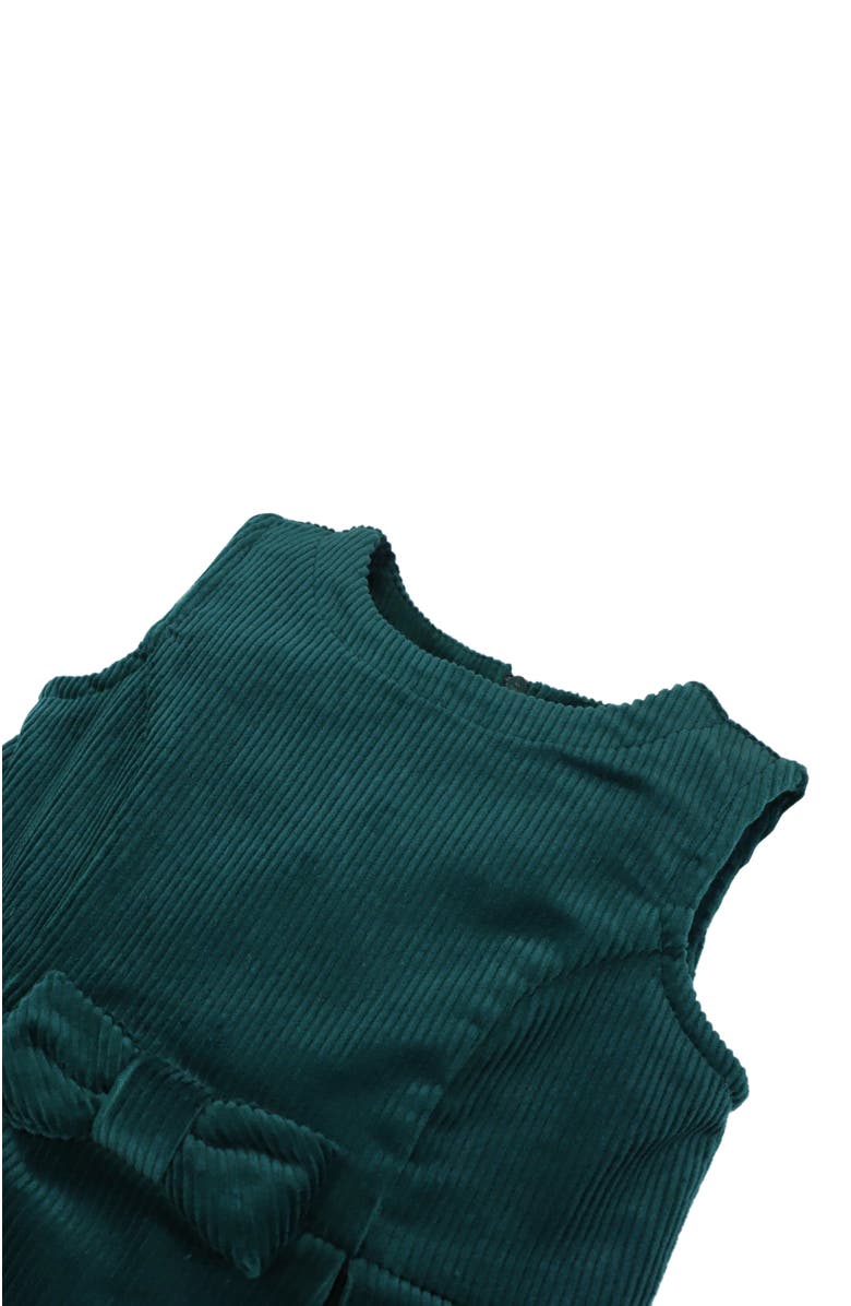 Hope & Henry Girls' Bow Front Jumper, Toddler, Alternate, color, Deep Green Corduroy