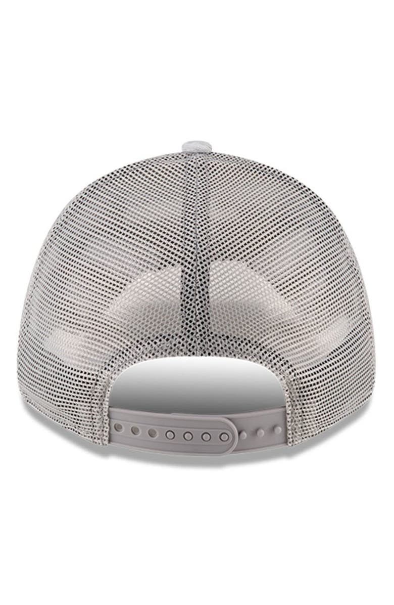 New Era Men's New Era  Heather Gray Baltimore Ravens 2023 AFC North Division Champions Locker Room Trophy Collection Trucker 9FORTY Adjustable Hat, Alternate, color, 