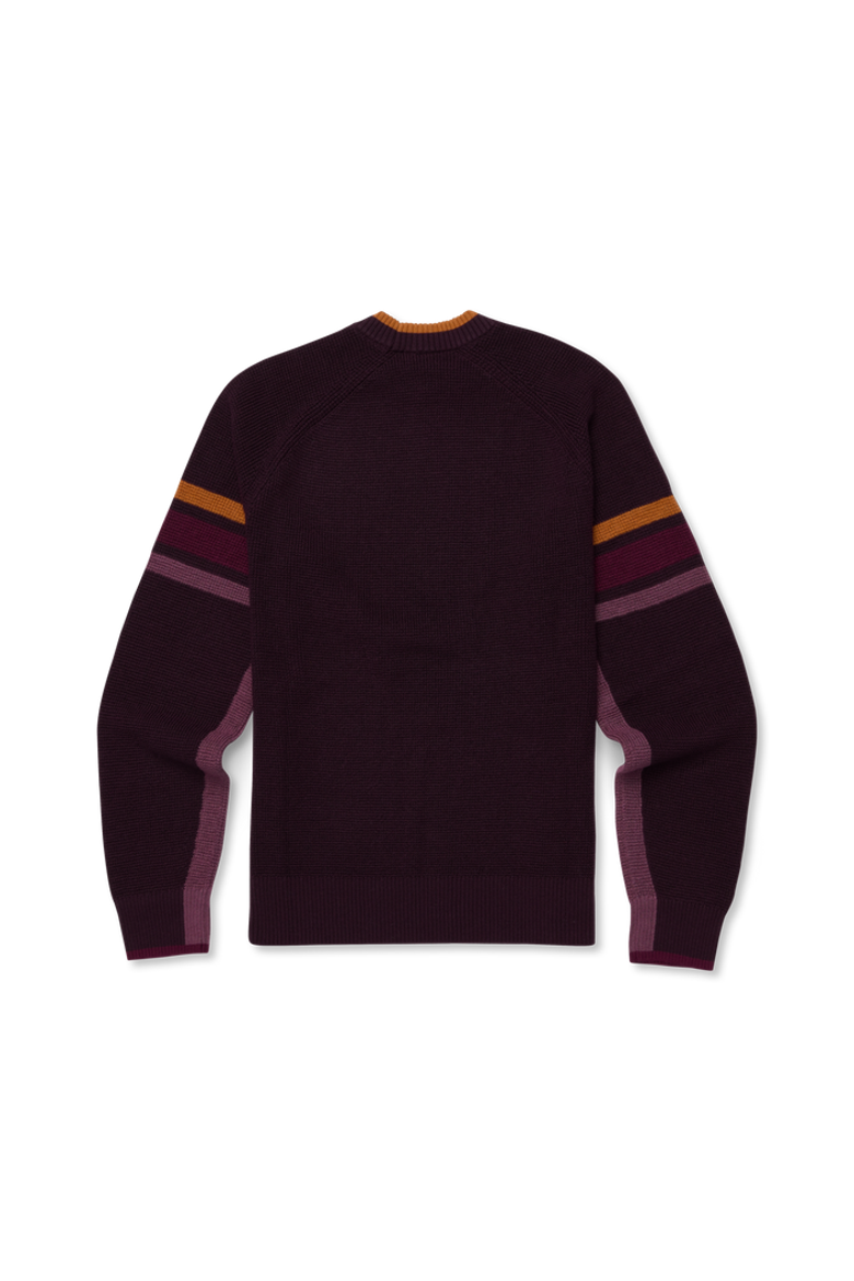 Libre Waffle Crew Sweater - Women's, Alternate, color, Blackberry