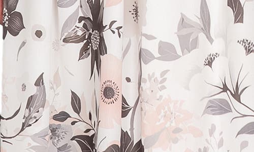 Standards & Practices Sleeveless V Neck A Line Midi Dress In White Floral