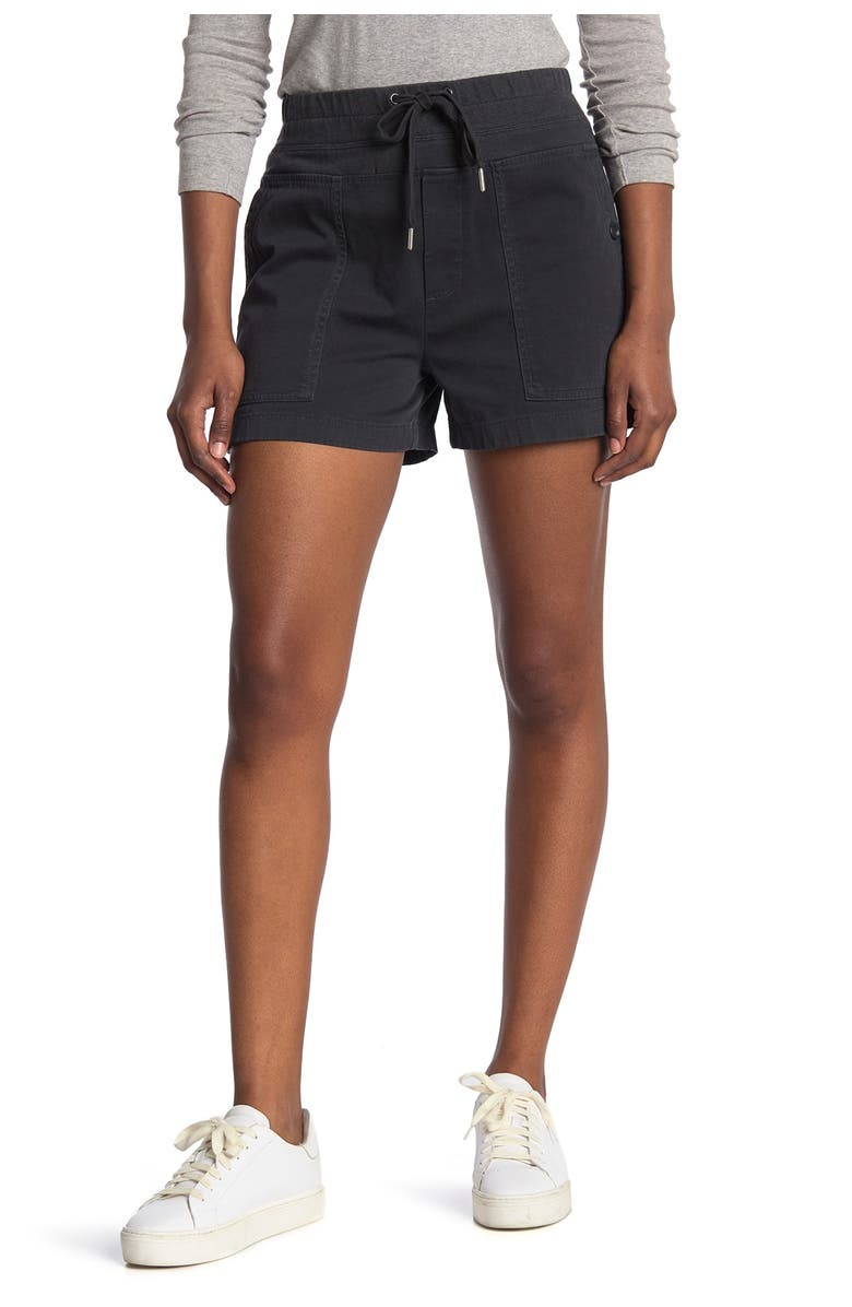 James Perse Drawstring Patch Pocket Shorts, Main, color,