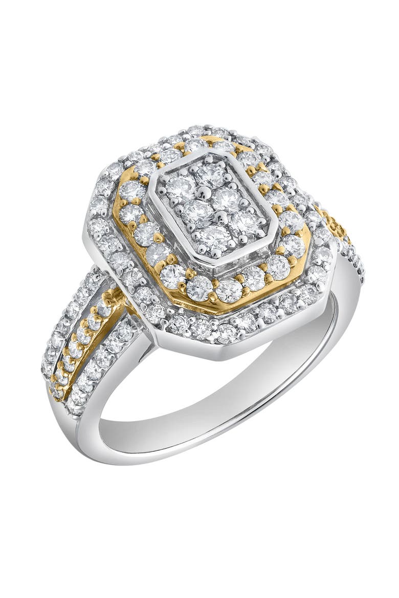 Aurelia Crest 1.20 Ct  10K Gold Diamond Ring, Alternate, color, 10K White Gold