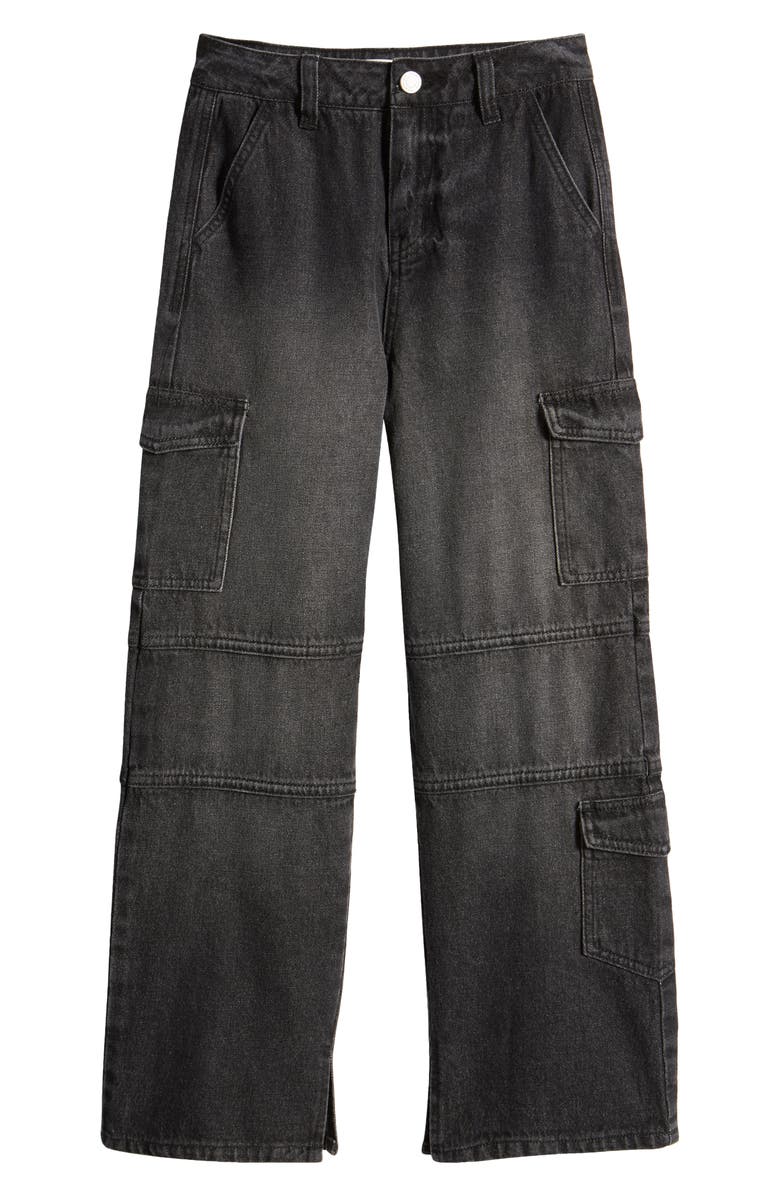 Habitual Kids Kids' Overdyed Cargo Jeans, Main, color, 