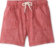 Hatley Kids' Slub Cotton Chambray Drawstring Shorts