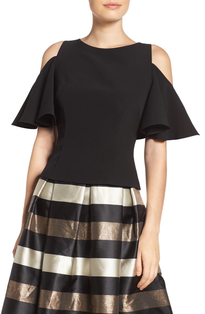 Eliza J Cold Shoulder Top, Main, color, 